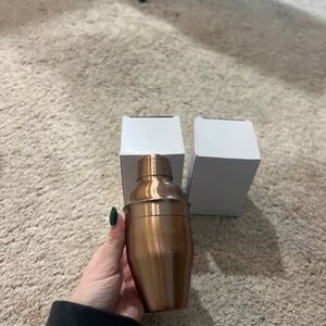 THREE! Mini Ketel One Labeled Cocktail Shakers. 2 newly packaged in box